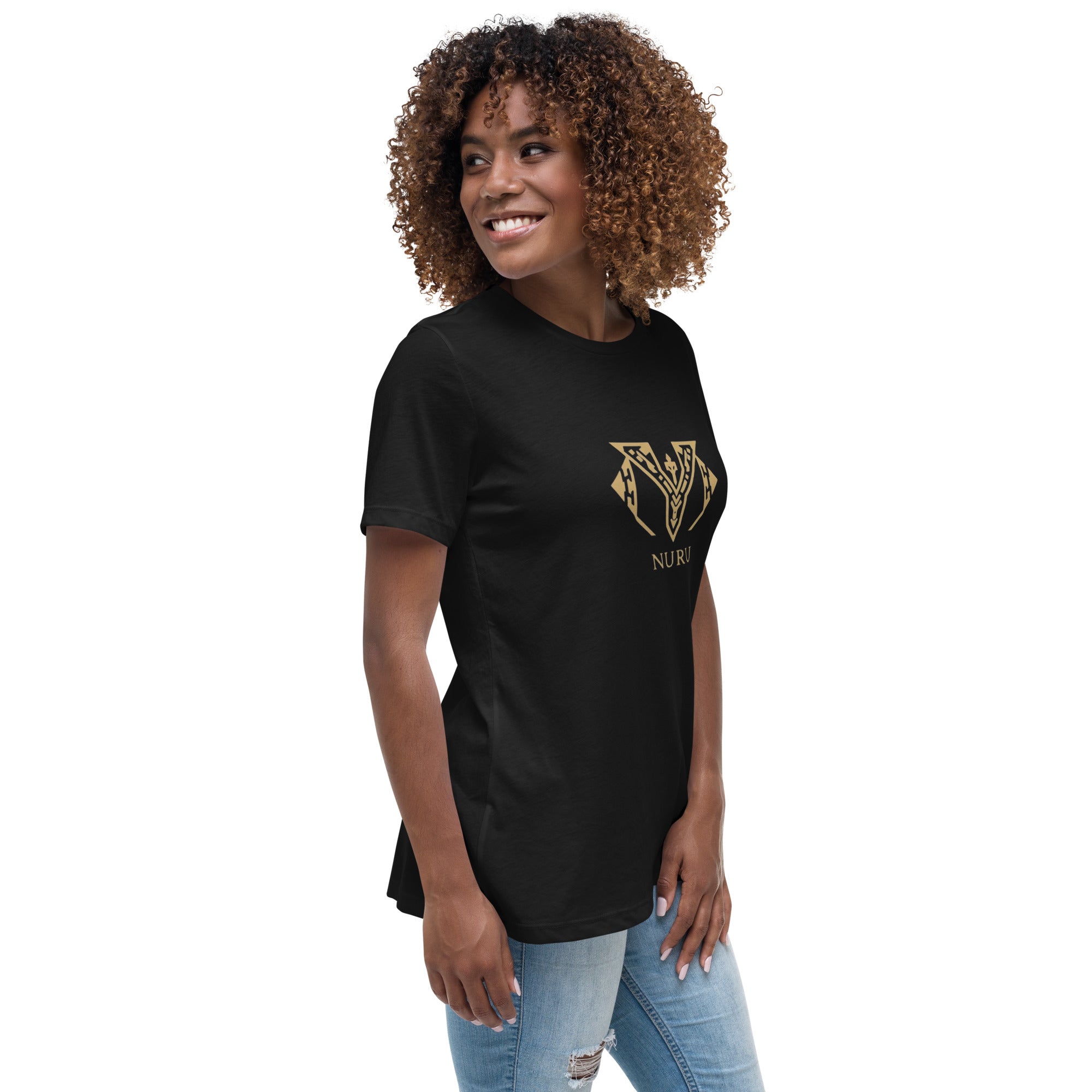 NURU WOMEN'S RELAXED T-SHIRT - Glow By Hellen