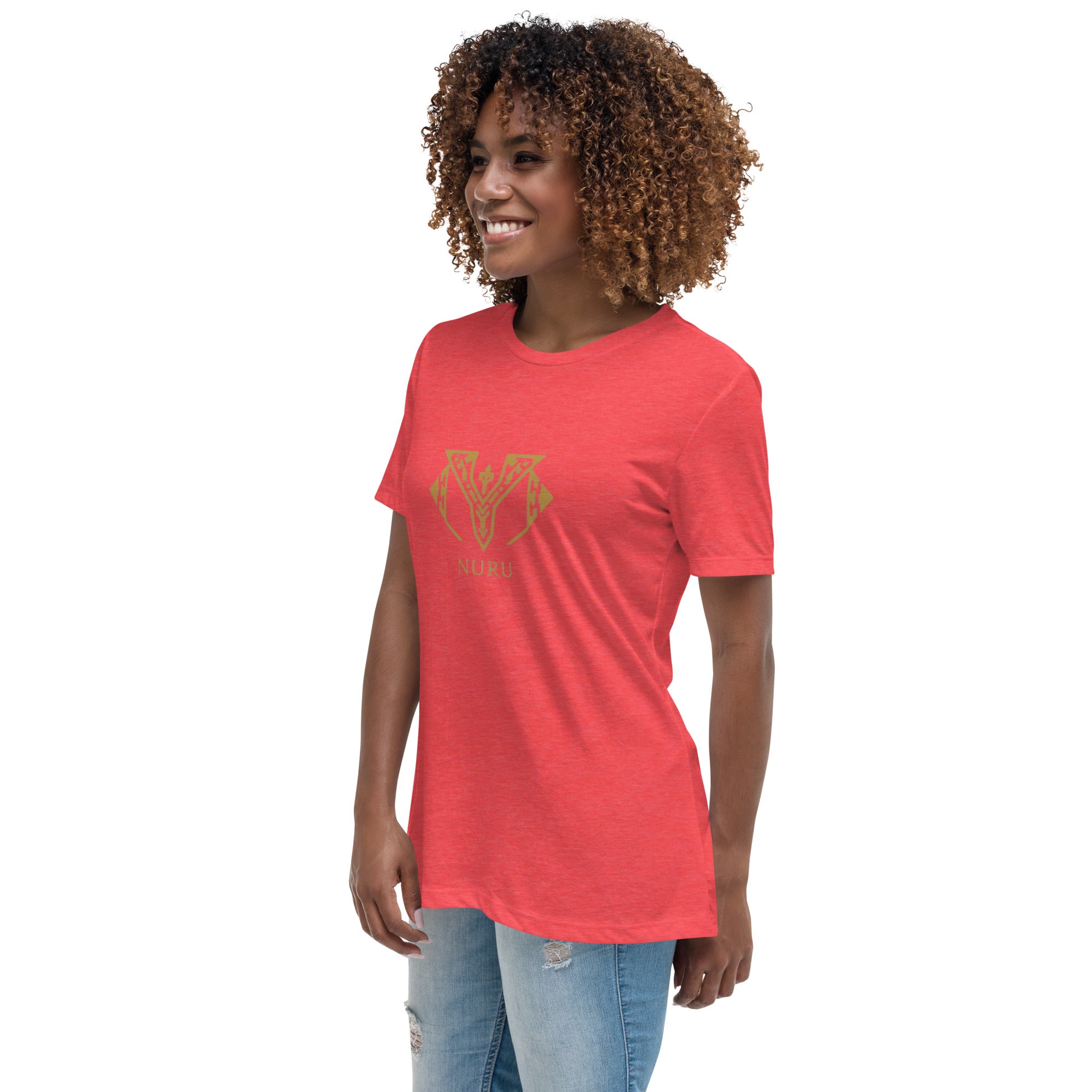 NURU WOMEN'S RELAXED T-SHIRT - Glow By Hellen