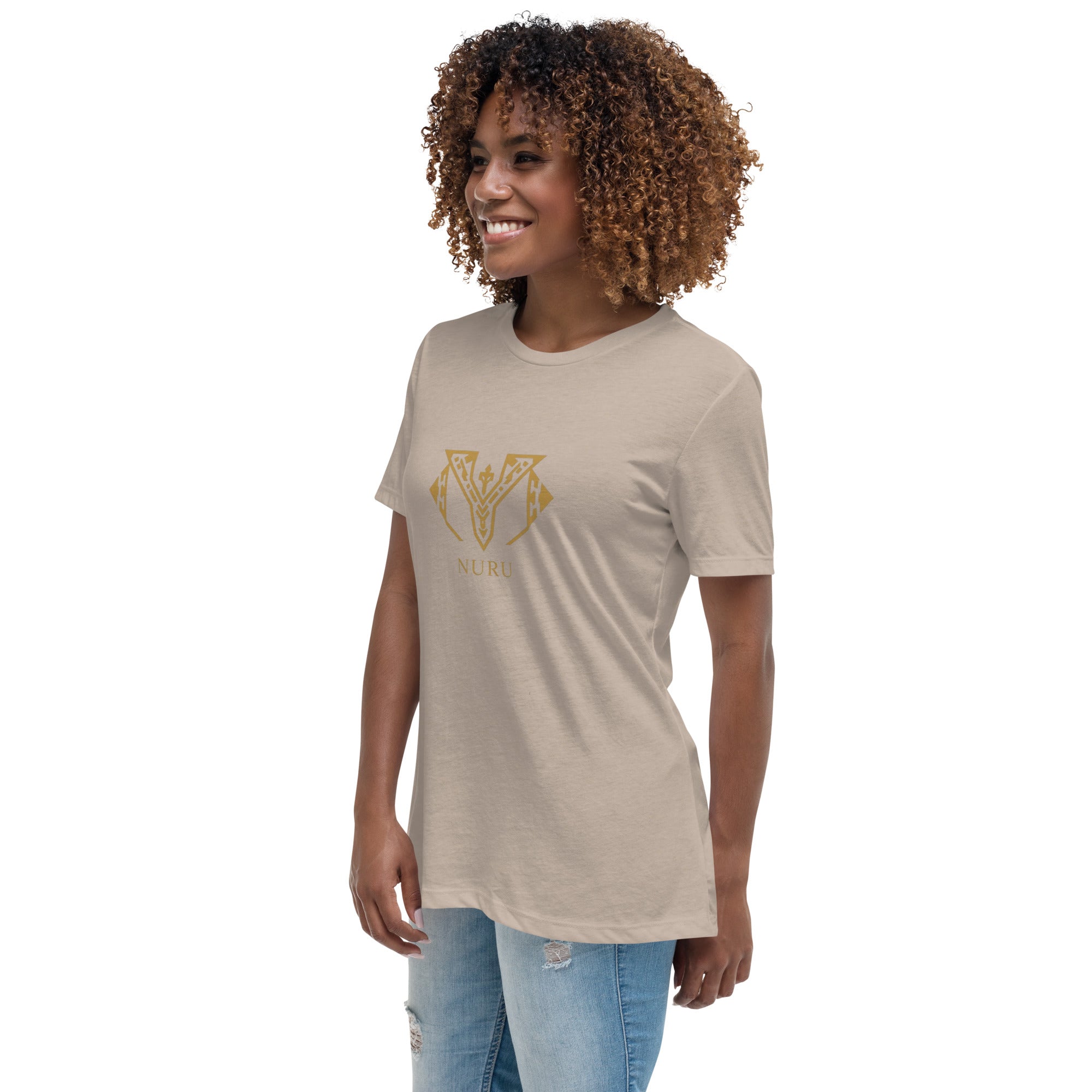 NURU WOMEN'S RELAXED T-SHIRT - Glow By Hellen