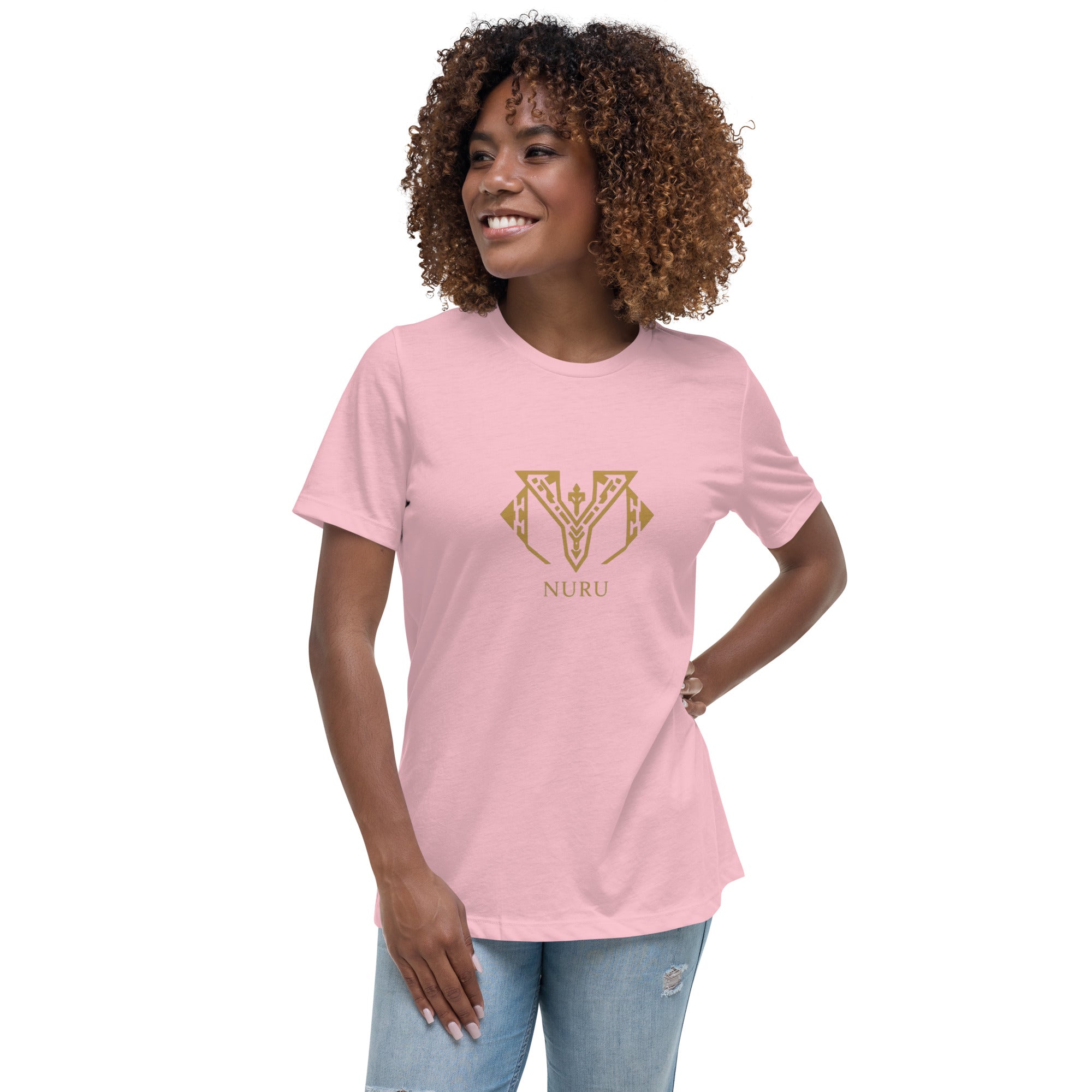 NURU WOMEN'S RELAXED T-SHIRT - Glow By Hellen