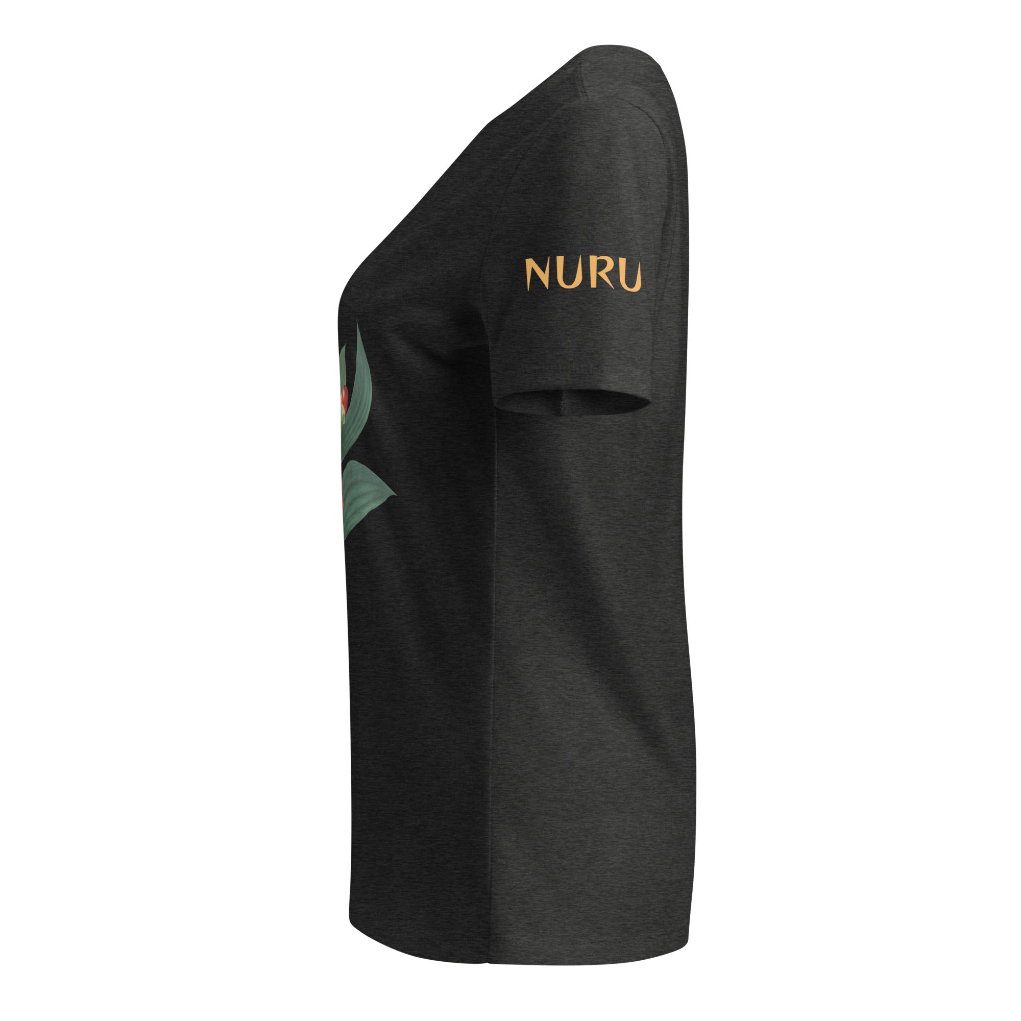 NURU CAMELLIA V-NECK RITUAL TEE - Glow By Hellen